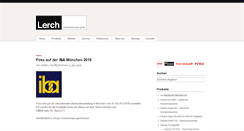 Desktop Screenshot of lerchgmbh.de