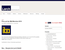 Tablet Screenshot of lerchgmbh.de